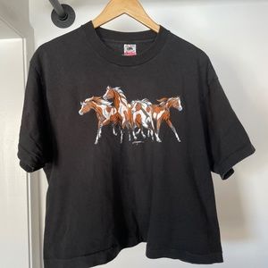 Vintage horses tee